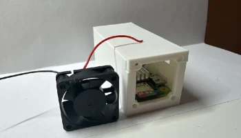 Корпус для платы Pi Zero 2 W с вентилятором 3010 1