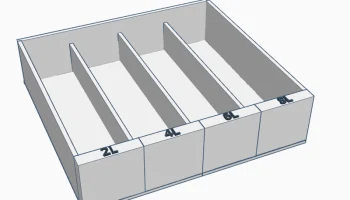 Органайзер для пакетов для заморозки в кухонном ящике IKEA. 1