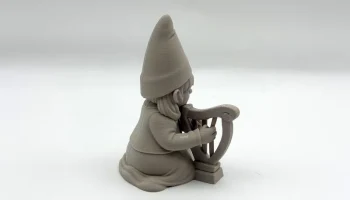 Гном, играющий на арфе 3
