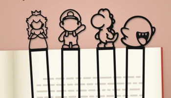 Закладки для фрагментов страниц Super Mario - набор из 8...