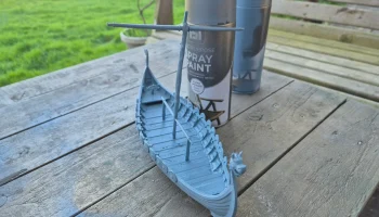 Баркас викингов Longship Danes Norse - Три модели