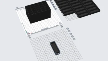 Ящик для хранения резисторов 5&times;5 2
