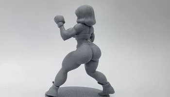 Женская фигурка боксера 4