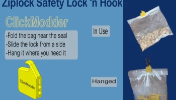 Замок безопасности Ziplock с крючком