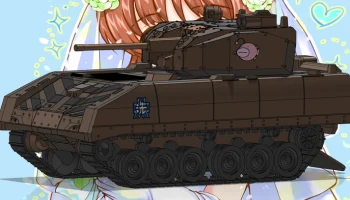 Логотип команды Girls Und Panzer Anglerfish 1