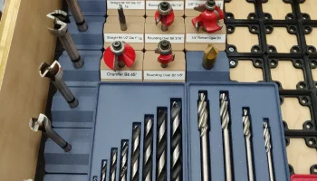 Набор сверл Fisch 3-10 мм Bradpoint Gridfinty Tray 3