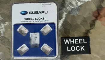 Ящик для хранения колесных замков Subaru 6