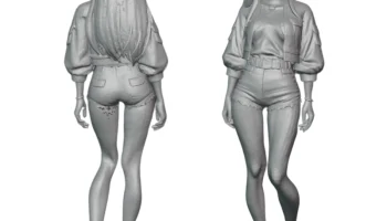 Airi - Urban Casual Edition STL для 3D-печати 1