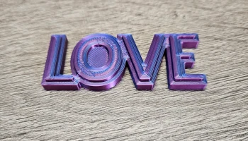Магнит для K&uuml;hlschrank LOVE 3D-Optik