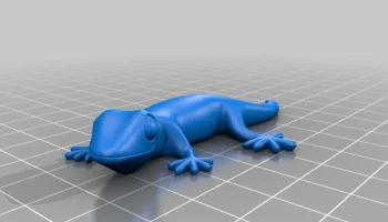 Магнит на холодильник Gecko - версия 10x3 мм......