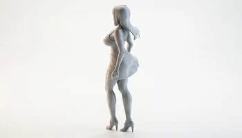 Фигурка девушки аниме, персонаж манги, 3D-печать 4