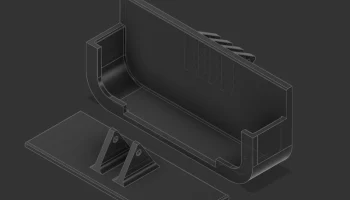 Корпус и крепление для настольных часов KENKO KK-613D 1