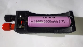 Lade/Test Batteriehalter f&uuml;r 18650 Zellen zum Anschluss ...