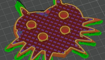 Маска Majora's Woodgrain, плоская спинка/встроенные магни... 1