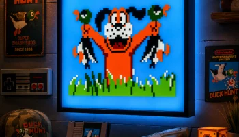 Светодиодный лайтбокс Nintendo Duck Hunt | Многоцветная ...