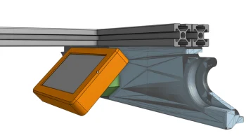 Плоская сетчатая юбка Voron BTT PiTFT43 2.1 Крепление ди... 5
