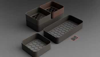 Штабелируемый стиль сота коробки для сушки 110x110x40mm ...