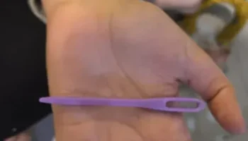 Aguja para Lana Impresa en 3D - PETG - Sin Soportes