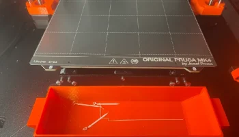 Контейнер для мусора для корпуса prusa с магнитными ножка...