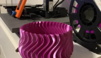 Кубическая ваза Sin Wave 2