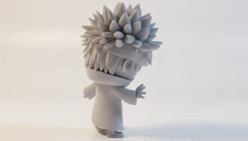 Chibi Gon Freecss From Hunter X Hunter с фигуркой удочки... 3