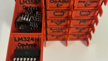 Ящик для электронных компонентов с выдвижными ящиками 3