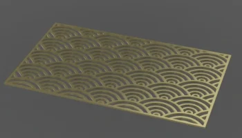 Японский узор из рыбьей чешуи 2