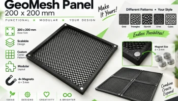 Настраиваемая панель GeoMesh 200x200 - Магнитная модульн...