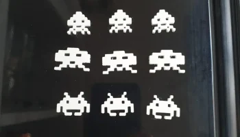 Магниты на холодильник Space Invaders