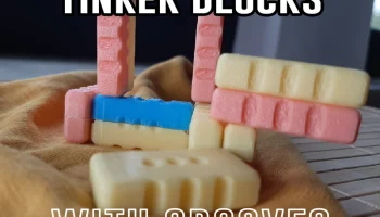 Tinker Blocks - магнитная игрушка-непоседа - с пазами и п...