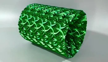 Ваза с рябью из рыбьей чешуи 1