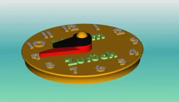 "Erinnerungs-Uhr" Магнит 5 вариантов 7