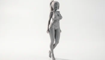 Фигурка девушки аниме, персонаж манги, 3D-печать 1