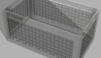 Коробка/поднос с плетеной сетчатой ​​структурой 150 x 25... 2