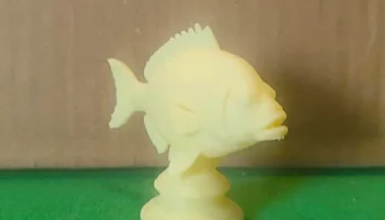 Резной рыбный трофей 1