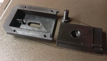 Черный замок блока питания для корпуса принтера Prusa V2 1