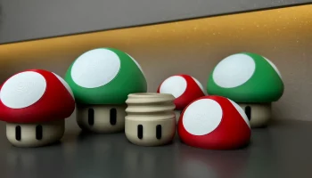 MINIS Super Mario 1up контейнер для грибов Pilz... 1