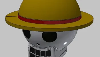 Светильник из соломенной шляпы - One Piece - Веселый Роджер 1