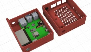 Корпус Raspberry Pi 4 для Pi и понижающего преобразовате... 1