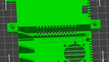 Корпус RPi4 Редактировать настенный монтаж