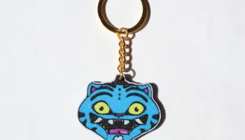 Булавка для брелка KPop Demon Hunters Derpy Tiger 1