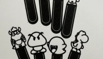 Закладки для фрагментов страниц Super Mario - набор из 8... 1