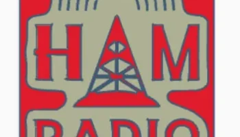 Брелок HAM RADIO + знак коротковолнового радио