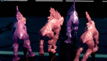 Savage Tracker Beasts - Alien Hunting Hounds STL Pack 1