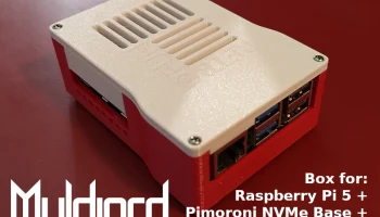 Корпус Raspberry Pi 5 NVMe (с базовой платой Pimoroni NVMe) 4