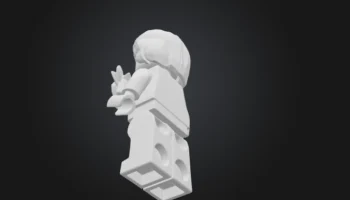 Женщина в стиле LEGO 1