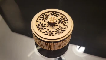 Круглая шкатулка 4