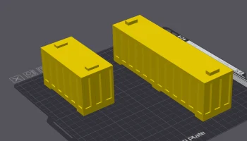 Контейнерный вагон поезда LEGO 2
