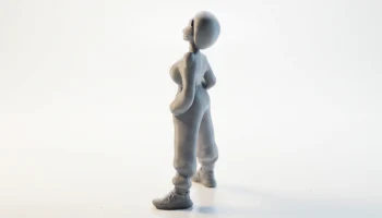 Наушники Фигурка девушки Женский персонаж 3D-печать 4