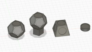 3D-маркеры для 3D-сканирования (напечатанные магнитные от... 3